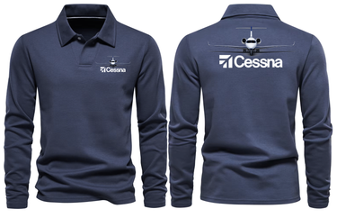 CESSNA LONG SLEEVE POLO